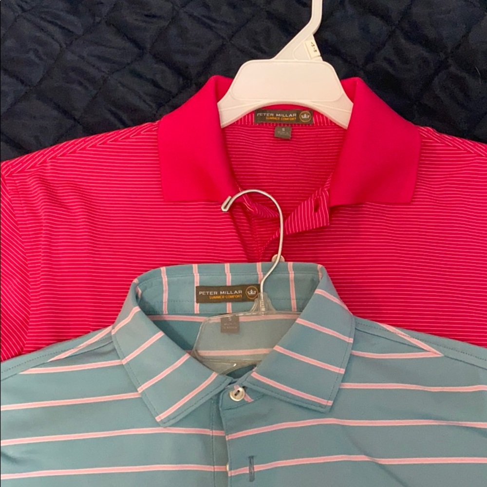 Peter Millar Summer Comfort Small Polo (Lot of 2)